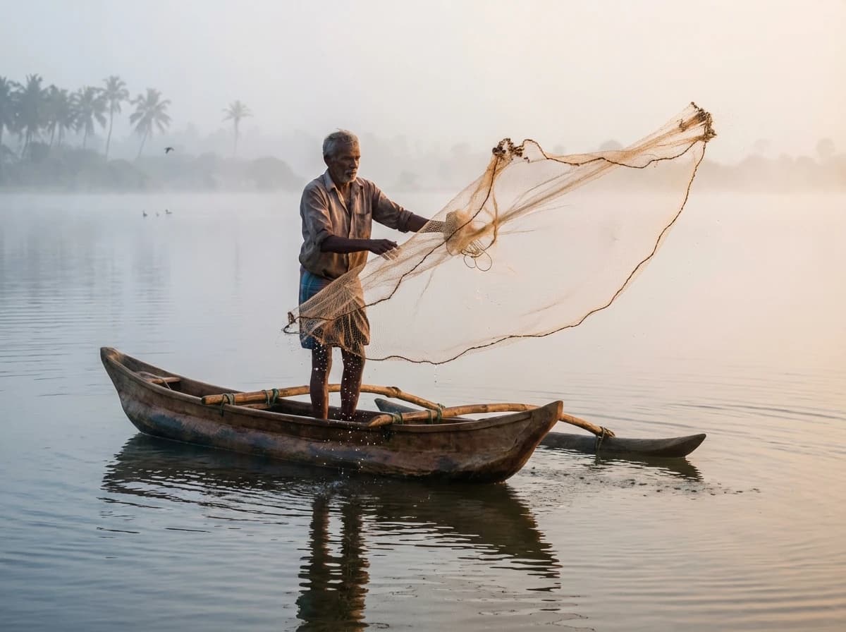 Traditional Lake Fishing